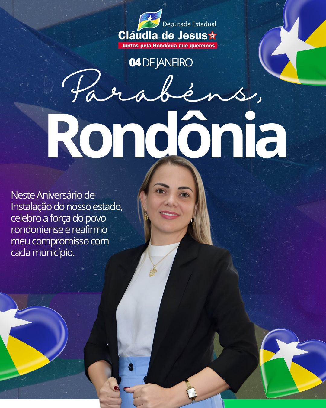 Aniversário de Instalação do nosso estado