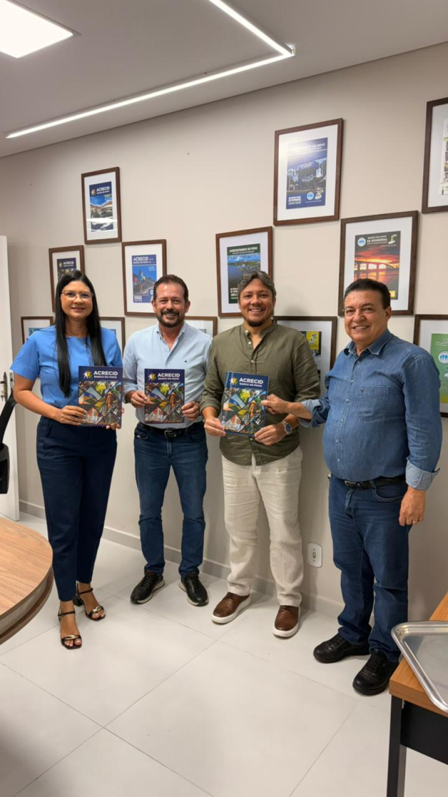 O vereador Zé Paroca realizou uma visita institucional ao Banco do Povo de Rondônia