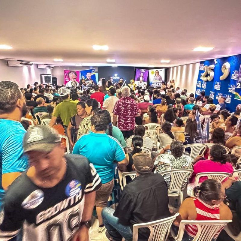 Candidata à reeleição reúne multidão em evento em Porto Velho