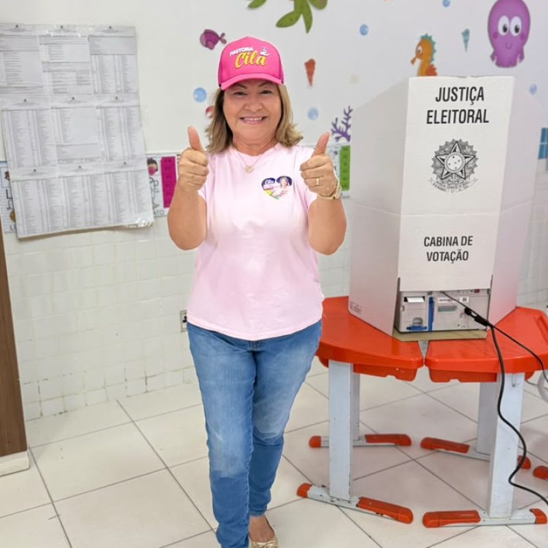 Pastora Cila vota em Porto Velho e destaca participação da população nas eleições